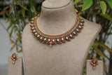 Antique Necklace Set (4-9594)(AK)
