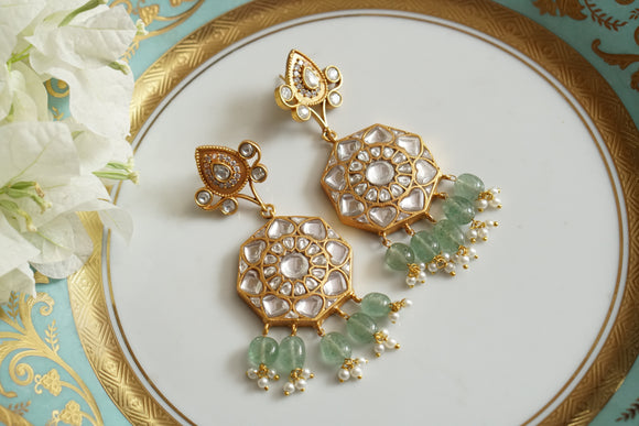 Kundan Earrings (1-4333)(R)