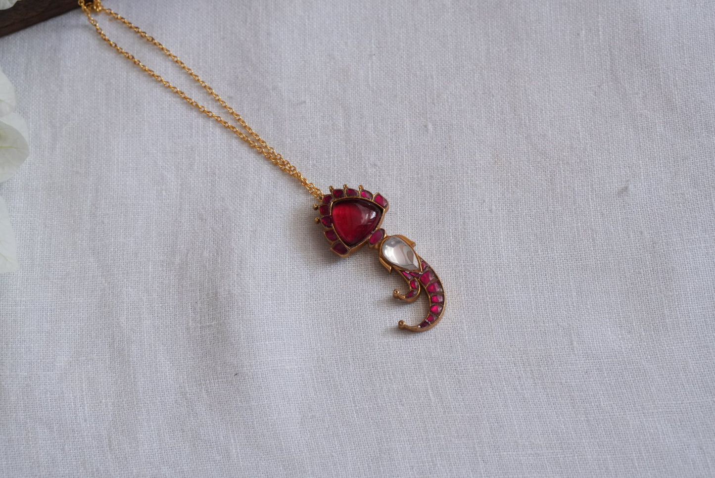 Kundan Pendant (4-8963)(R)