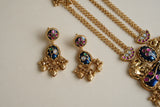 Antique Kundan Necklace Set (4-8441)(Ex)