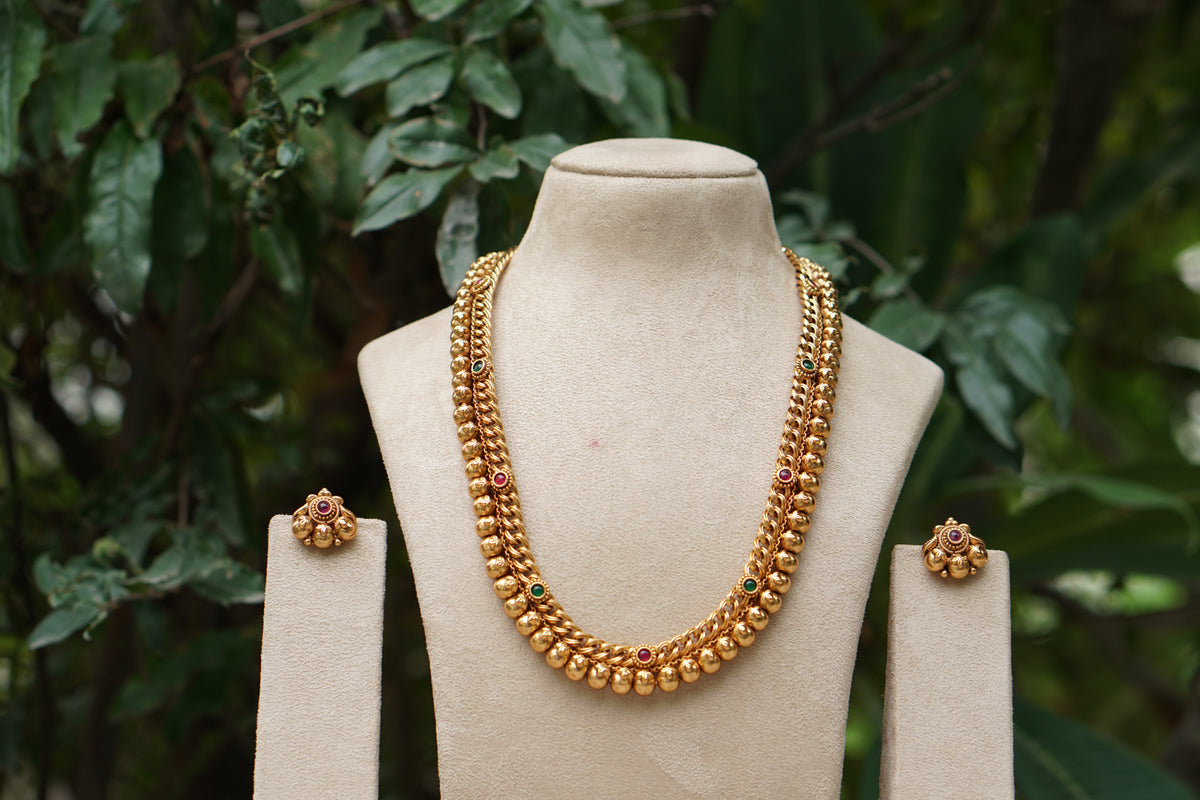 Antique Necklace Set (4-9585)(AK)