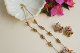 Antique Kundan Necklace Set (4-8440)(Ex)