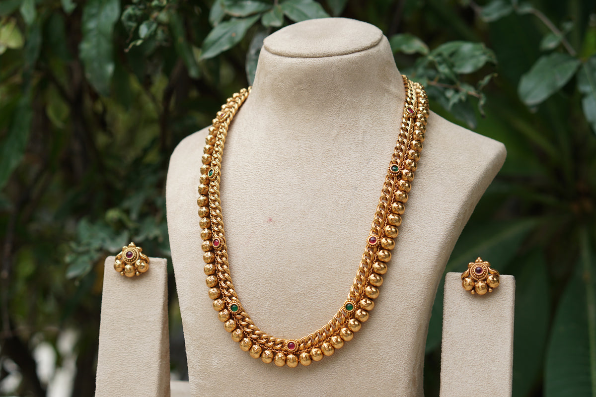 Antique Necklace Set (4-9585)(AK)
