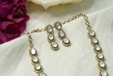Polki Necklace Set (4-8834)((B) - JEWELSTYLE