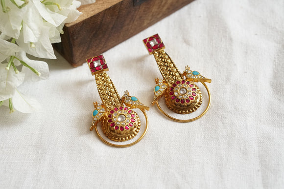 Kundan Earrings (1-4335)(R)
