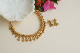 Antique Kundan Necklace Set (4-8442)(Ex)