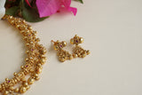 Antique Kundan Necklace Set (4-8442)(Ex)