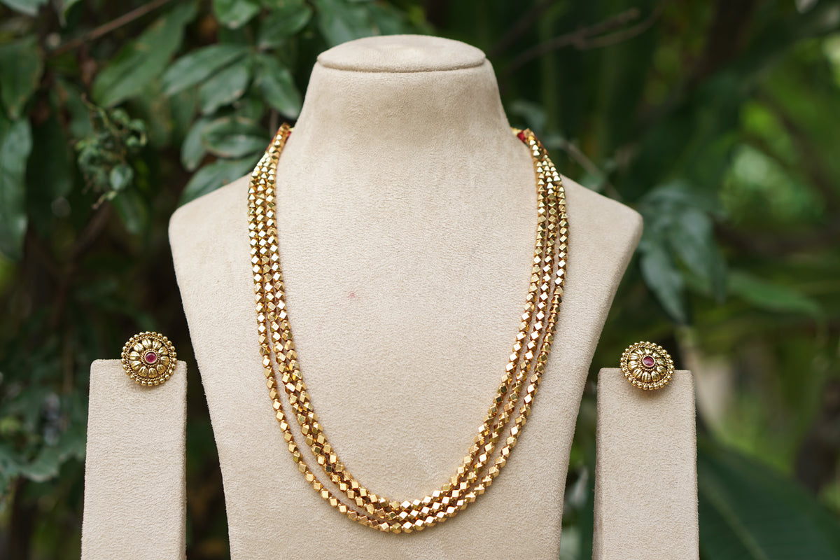 Antique Necklace Set (4-9586)(AK)