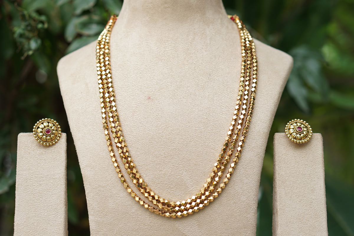 Antique Necklace Set (4-9586)(AK)