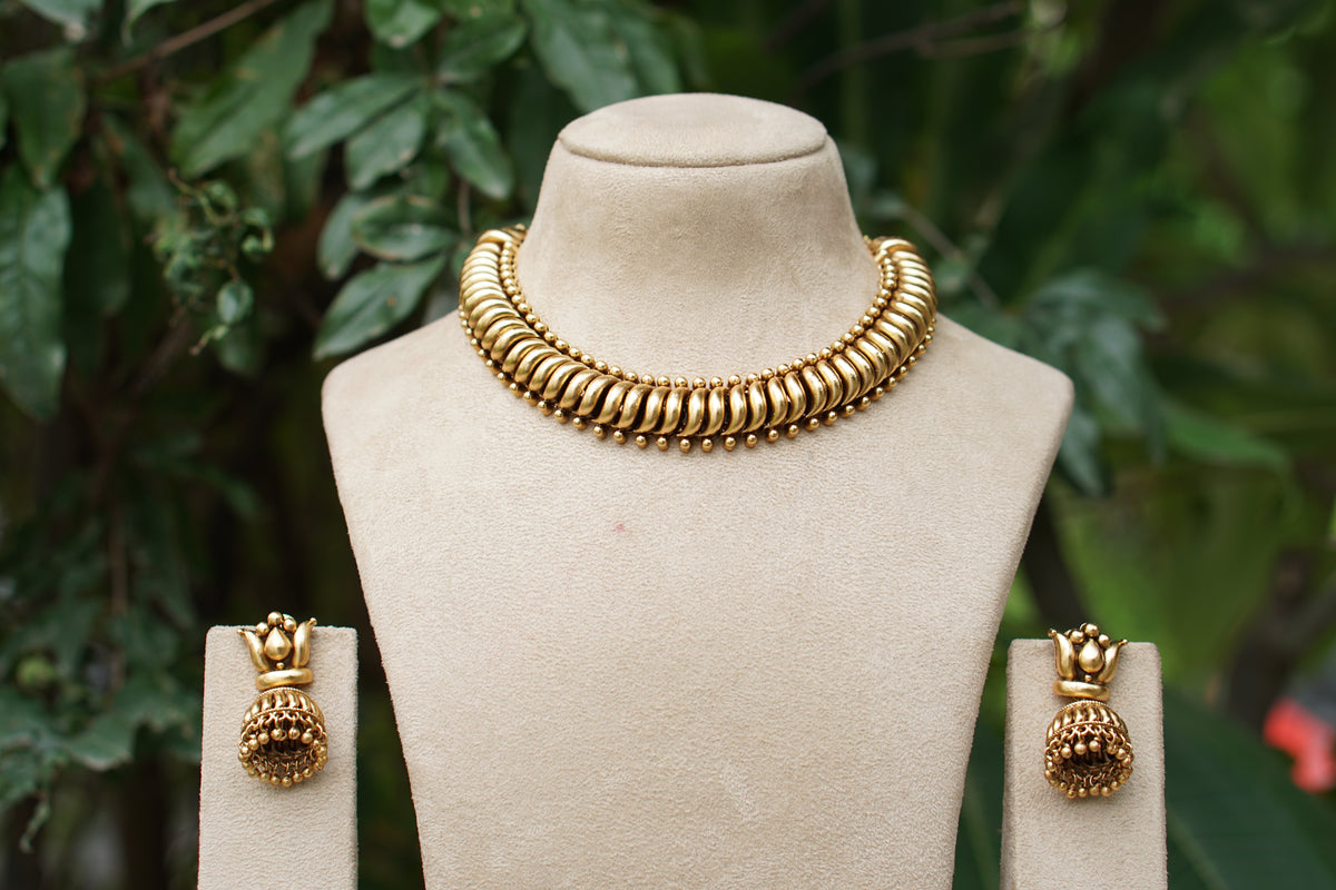 Antique Necklace Set (4-9593)(AK)