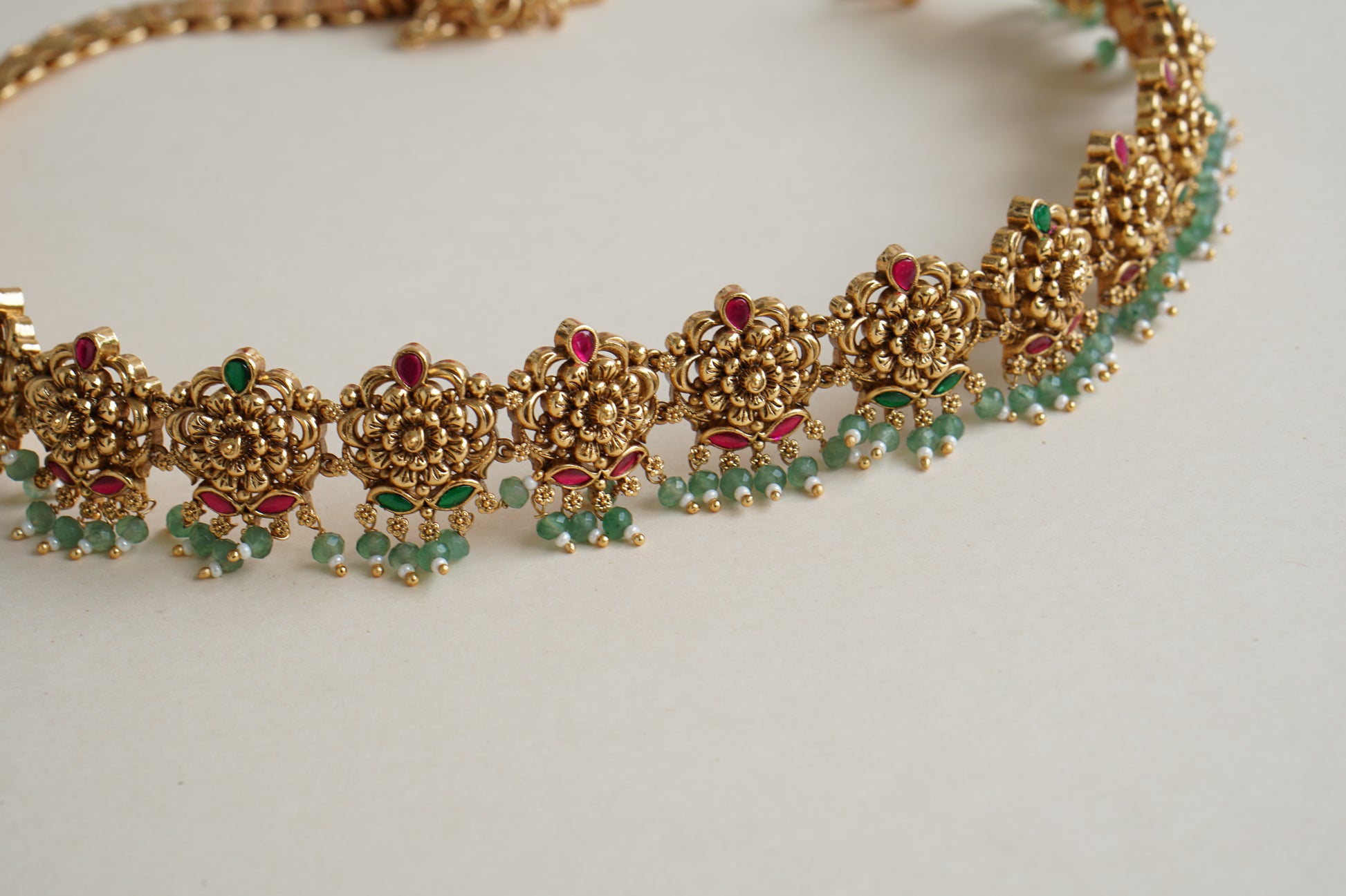 Kundan waist Belt(9-257)(EX) - JEWELSTYLE