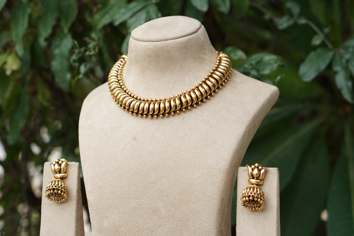 Antique Necklace Set (4-9593)(AK)