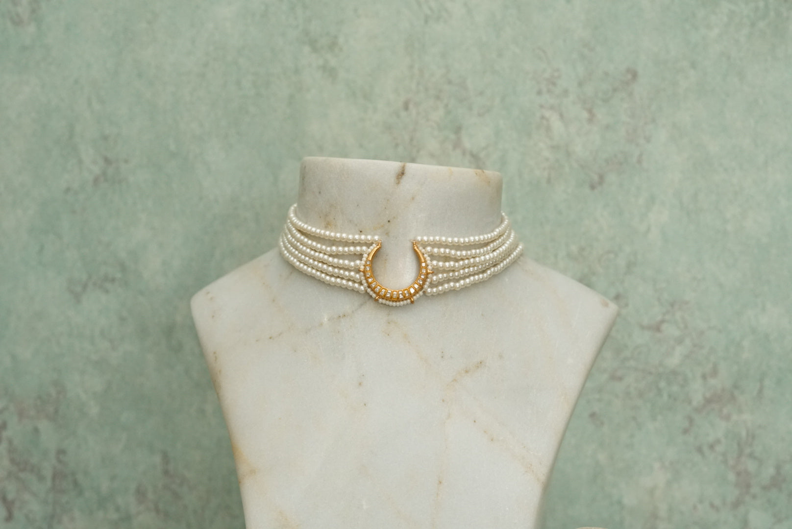 Kundan choker (4-7081)(R)(Preorder) - JEWELSTYLE
