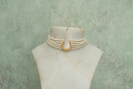 Kundan choker (4-7081)(R)(Preorder) - JEWELSTYLE