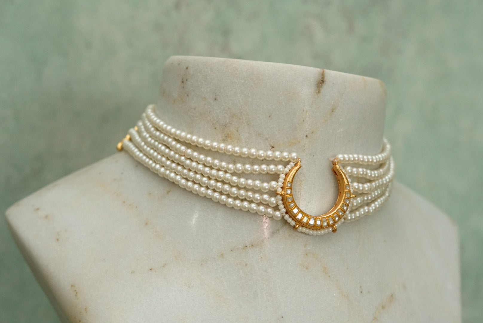 Kundan choker (4-7081)(R)(Preorder) - JEWELSTYLE