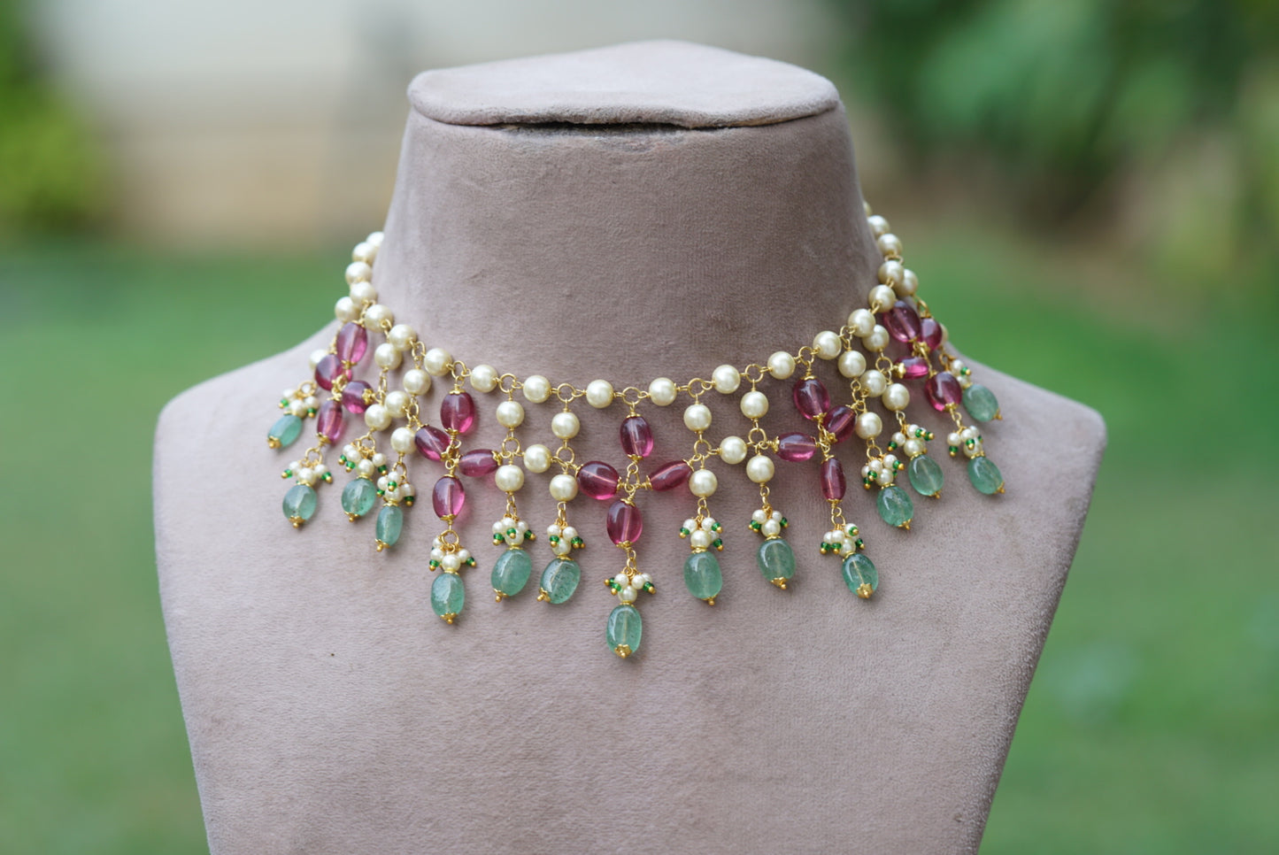 BEADS NECKLACE (4-6404)(N)