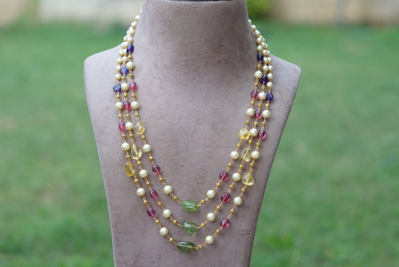 BEADS NECKLACE (4-6401)(N)