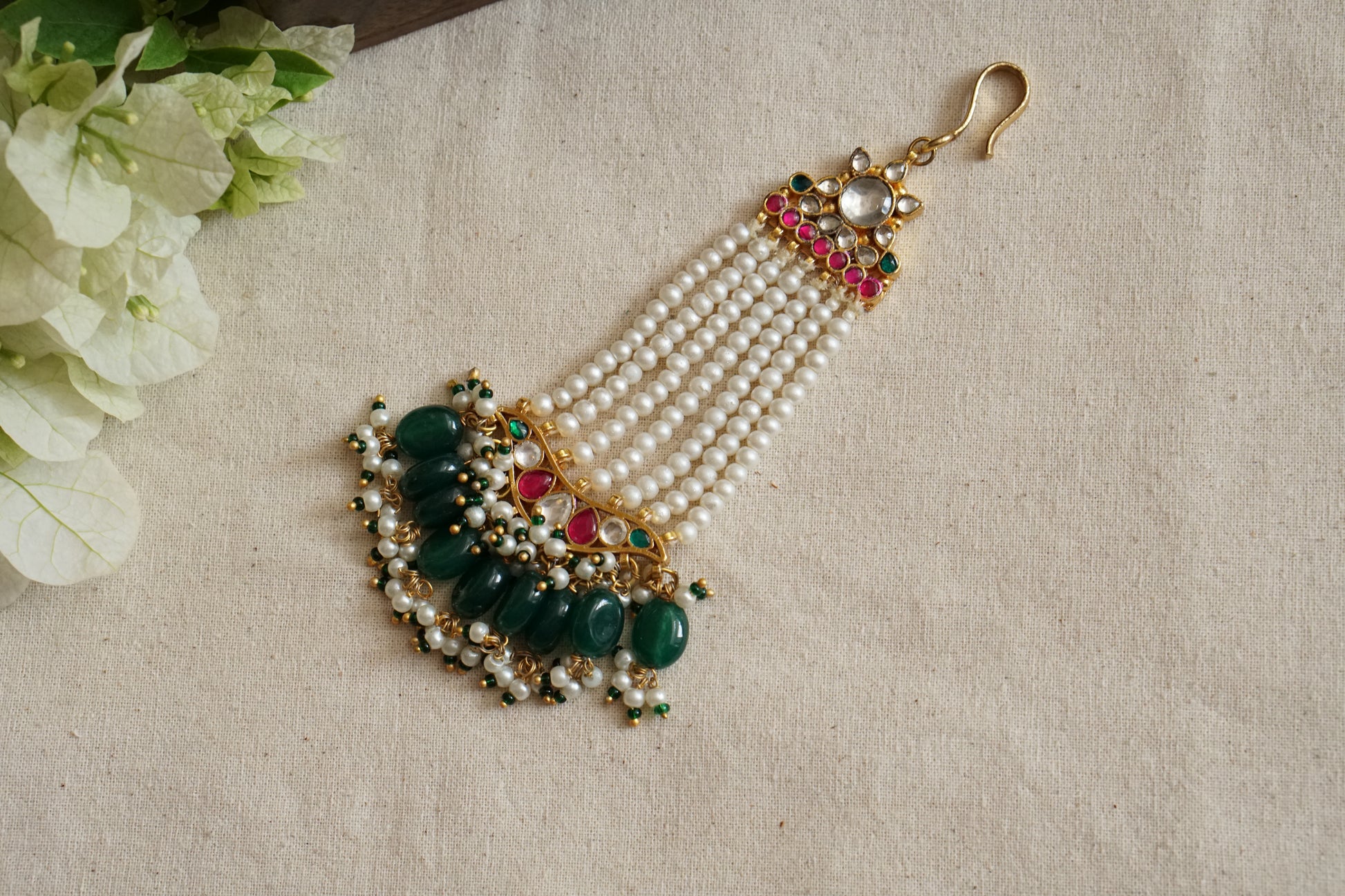 Kundan Passa or Jhoomar (5-1667)(A) - JEWELSTYLE