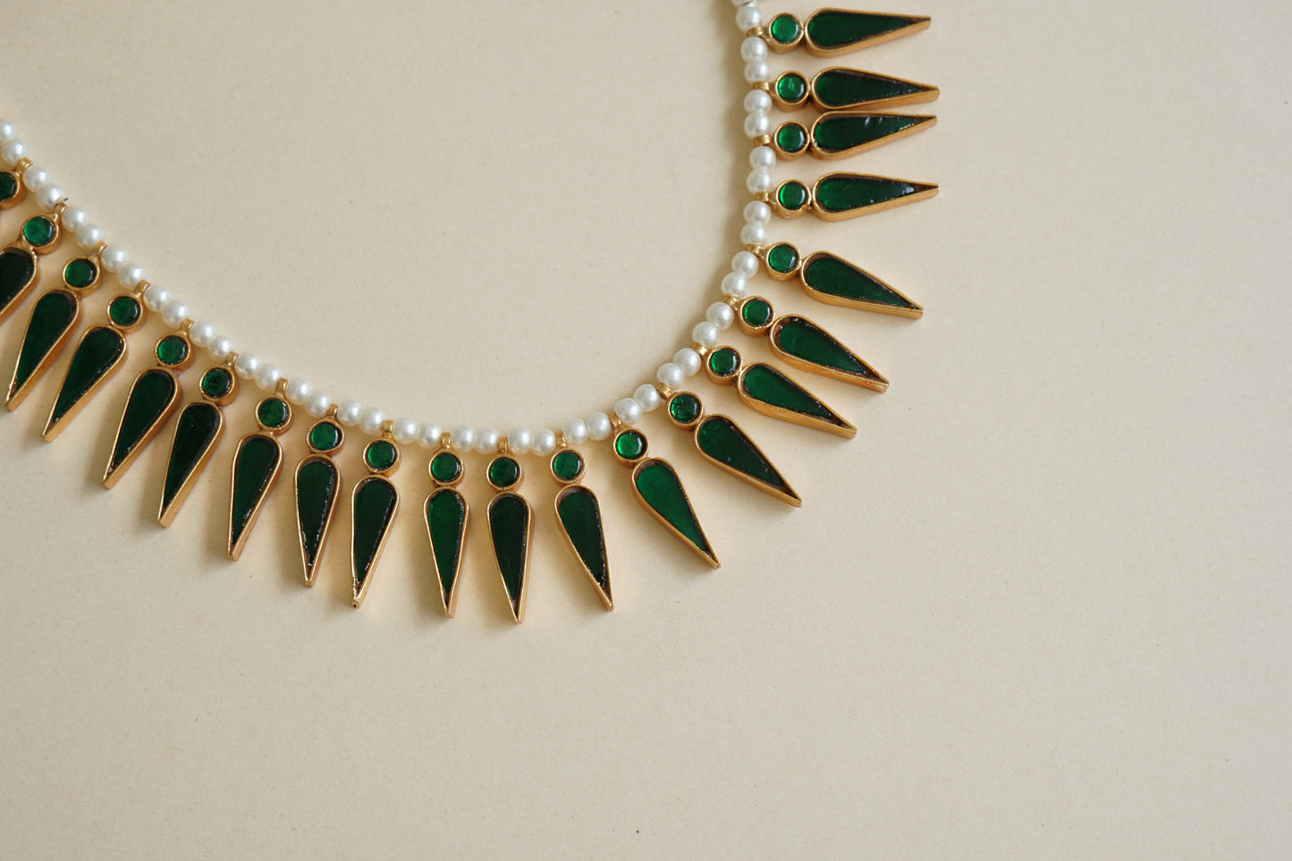 Kundan Necklace Set (4-8445)(R)(Preorder) - JEWELSTYLE