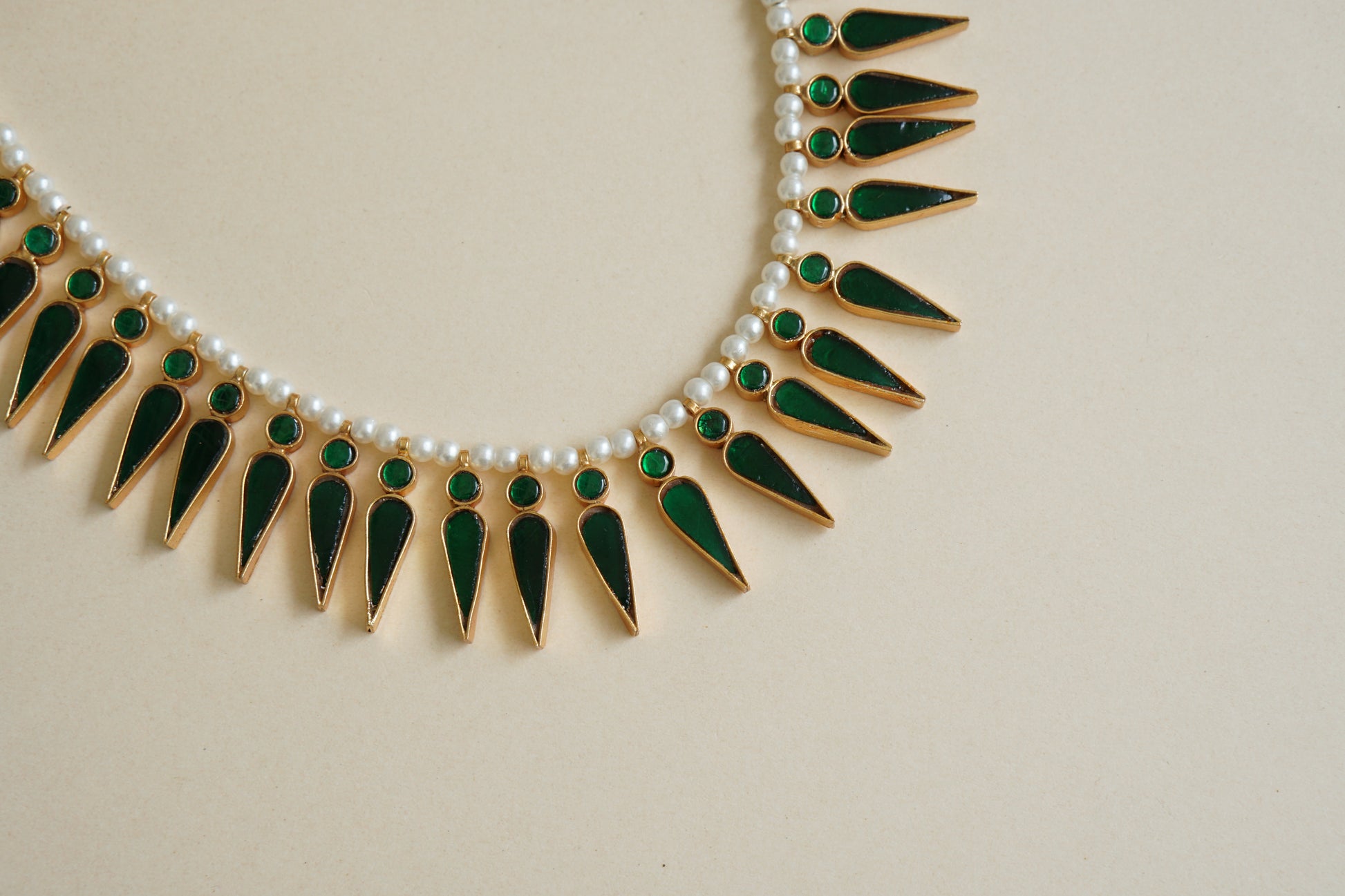 Kundan Necklace Set (4-8445)(R)(Preorder) - JEWELSTYLE