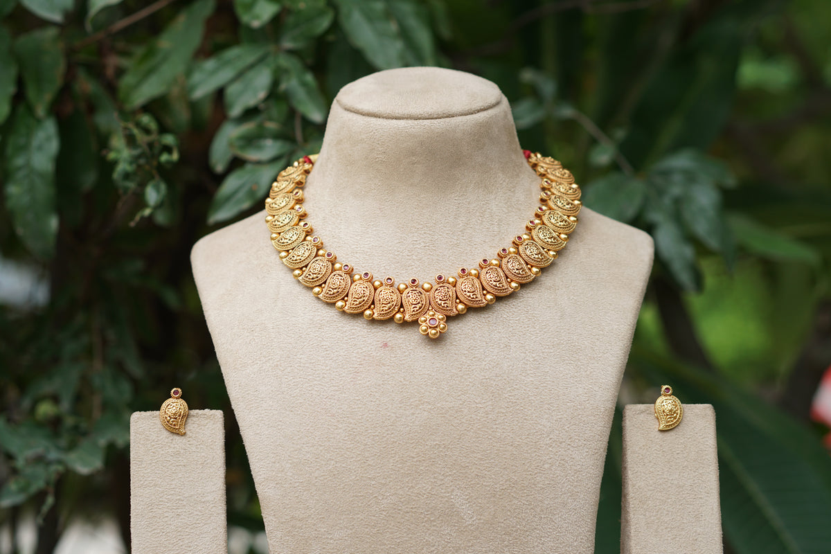 Antique Necklace Set (4-9589)(AK)