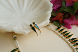 Kundan Necklace Set (4-8445)(R)