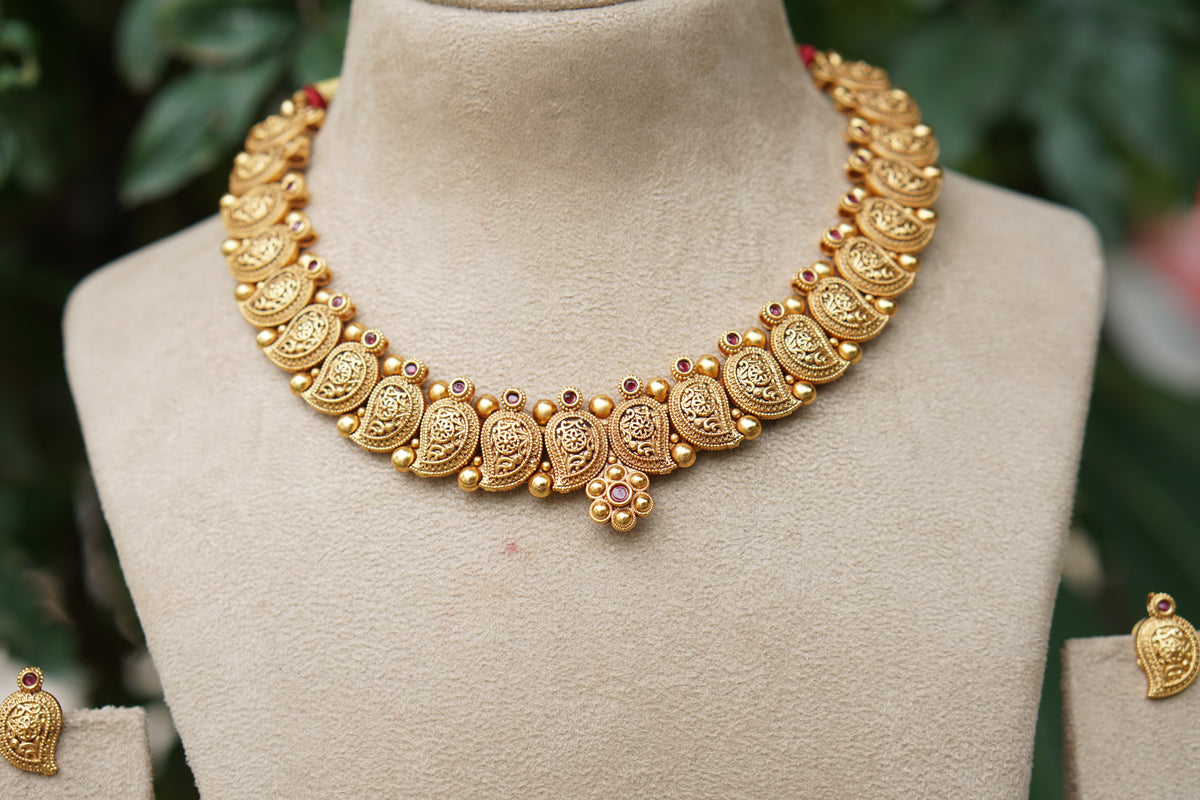 Antique Necklace Set (4-9589)(AK)