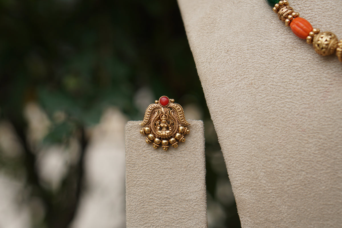 Coral Necklace Set (4-9578)(AK)