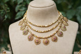 Antique Necklace Set (4-9588)(AK)
