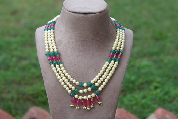BEADS NECKLACE (4-6395)(N)