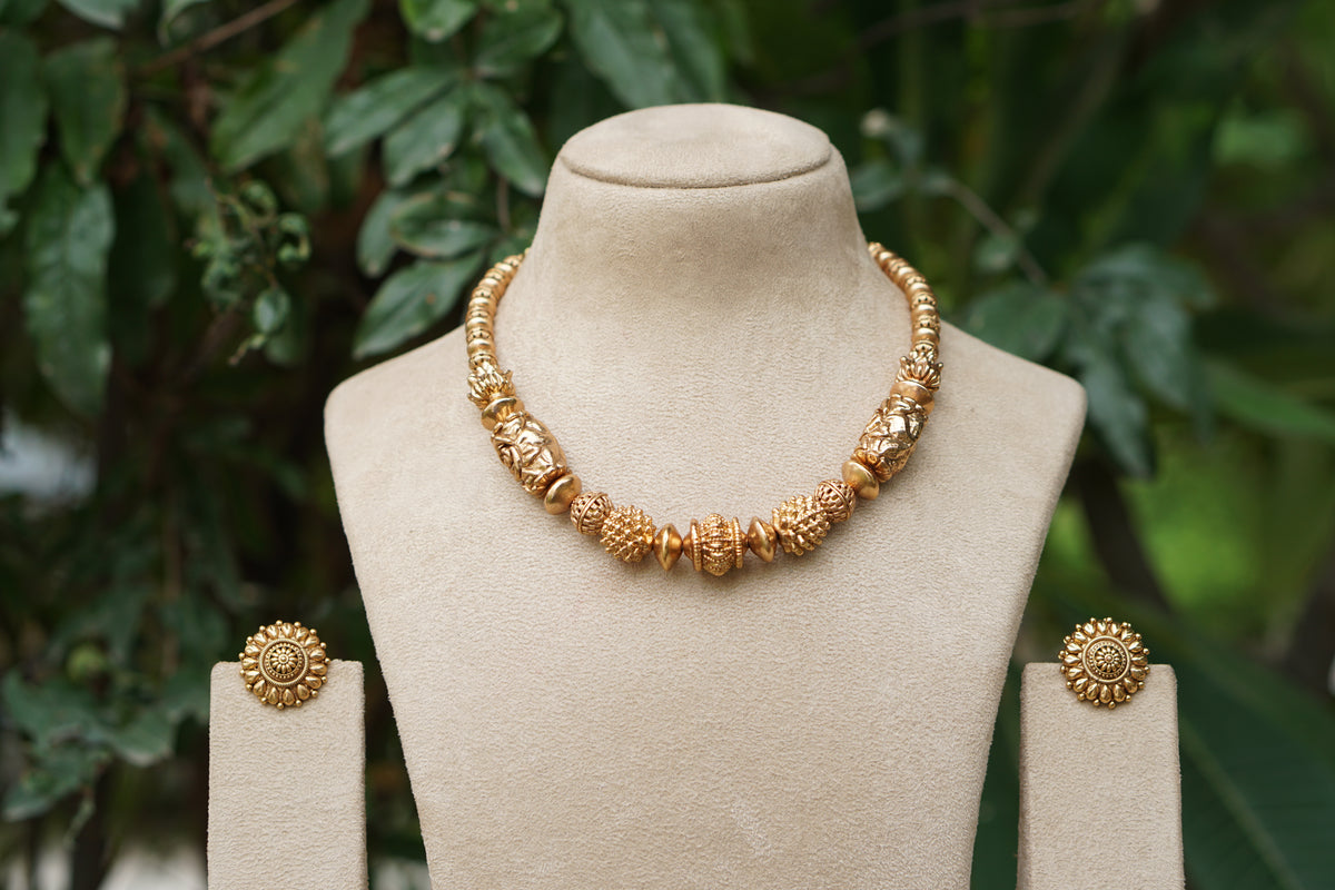 Antique Necklace Set (4-9580)(AK)