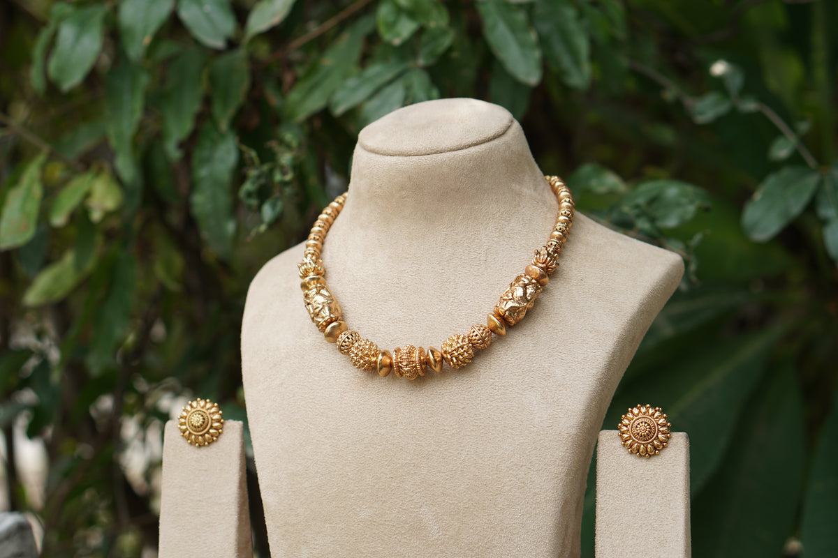 Antique Necklace Set (4-9580)(AK)