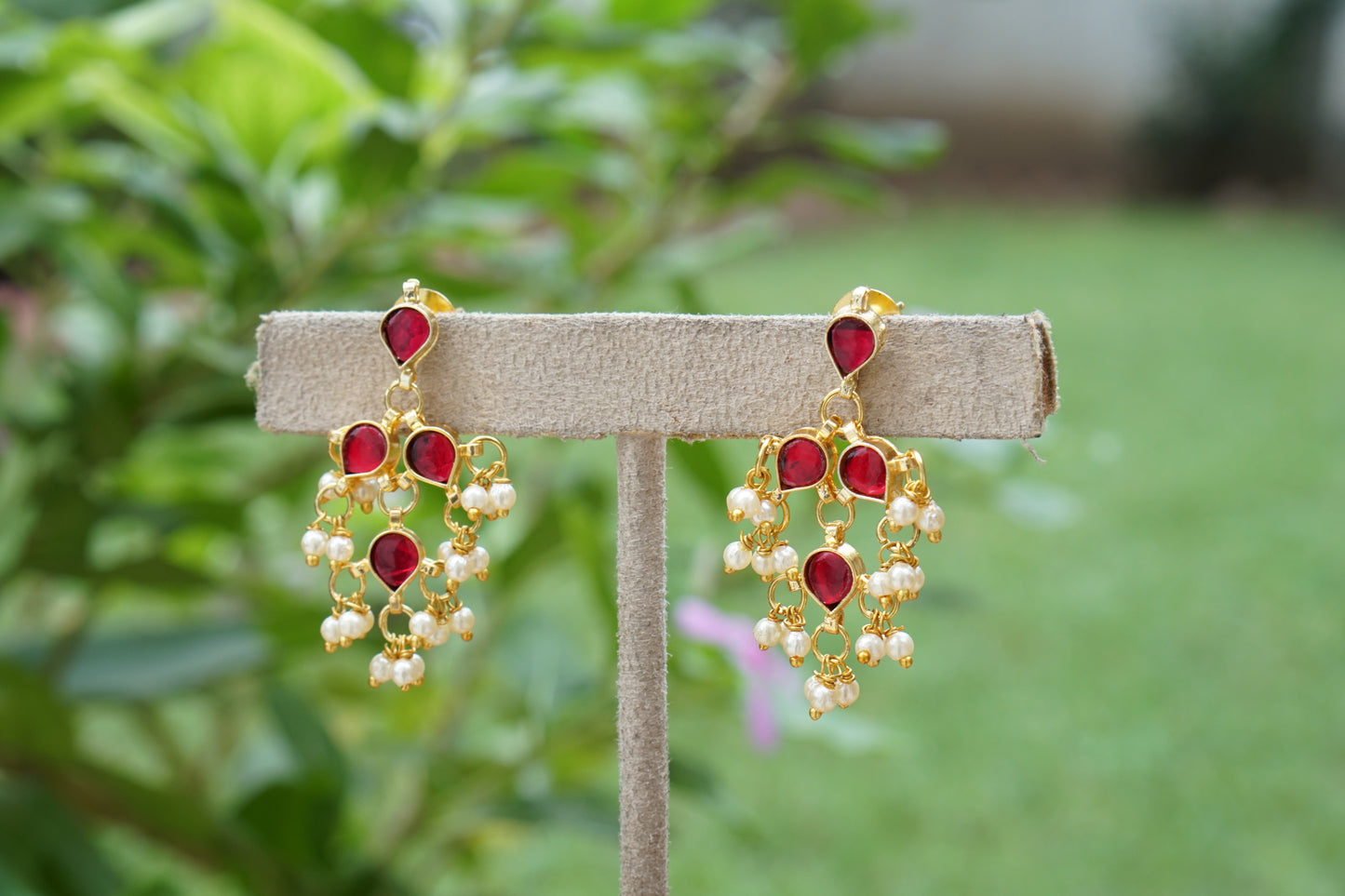 Kundan Earrings (1-4613) - JEWELSTYLE