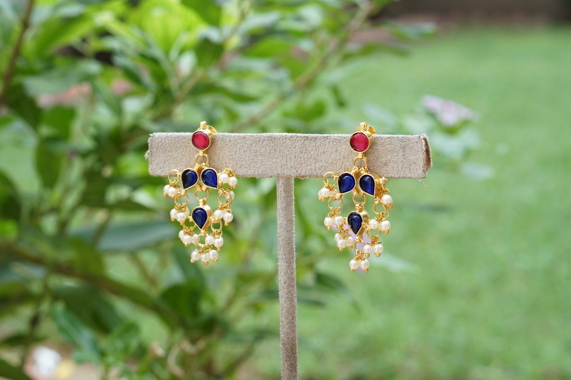 Kundan Earrings (1-4613) - JEWELSTYLE