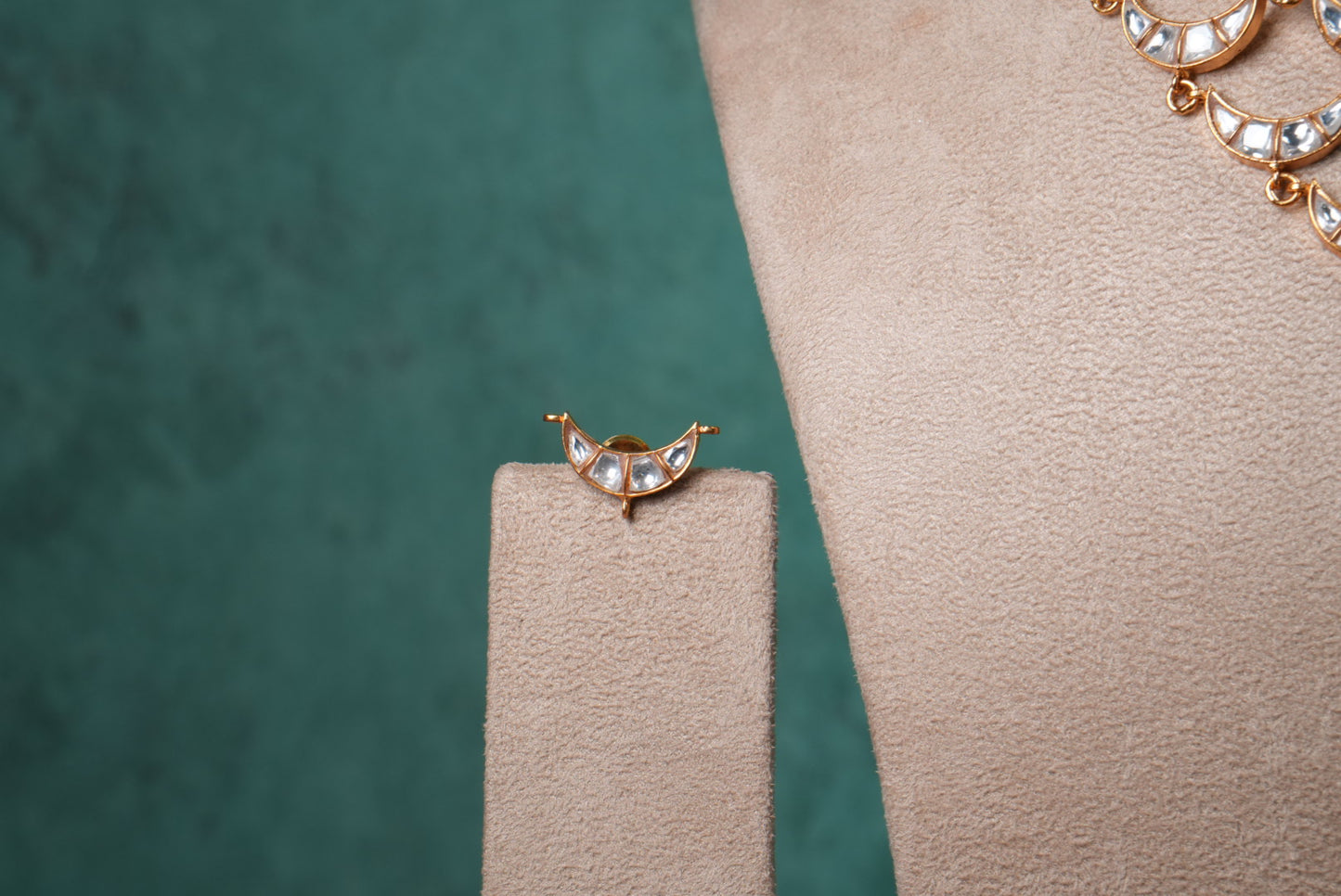 White chand Kundan choker set (4-8968)(R) (Preorder) - JEWELSTYLE