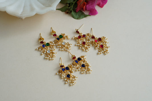 Kundan Earrings (1-4613) - JEWELSTYLE
