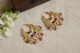 Navratan kundan Earrings (1-4983)(A)