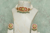 Kundan choker set (4-7064)(R)