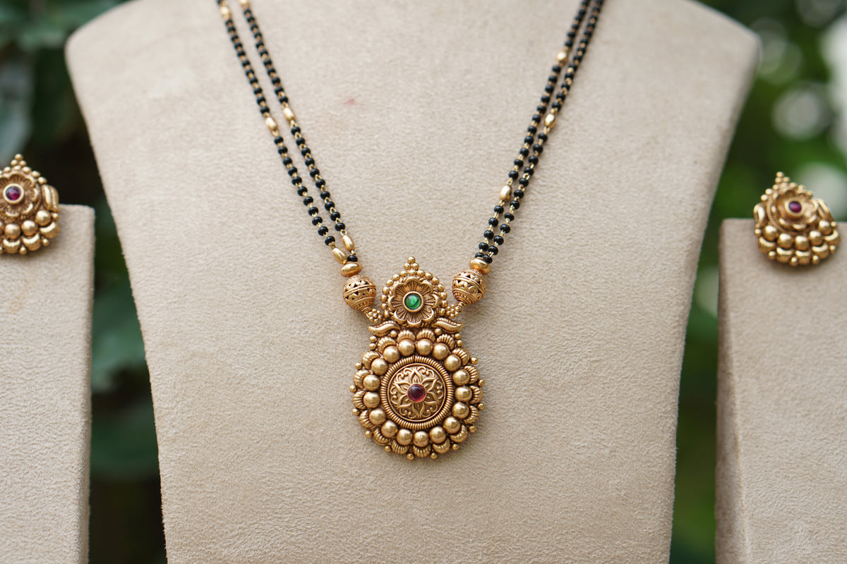 Antique necklace Set (4-9620)(EX)