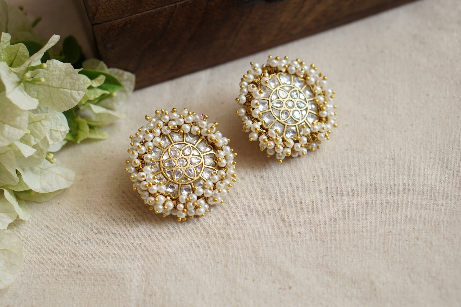 Kundan Studs (1-4977)(A) - JEWELSTYLE