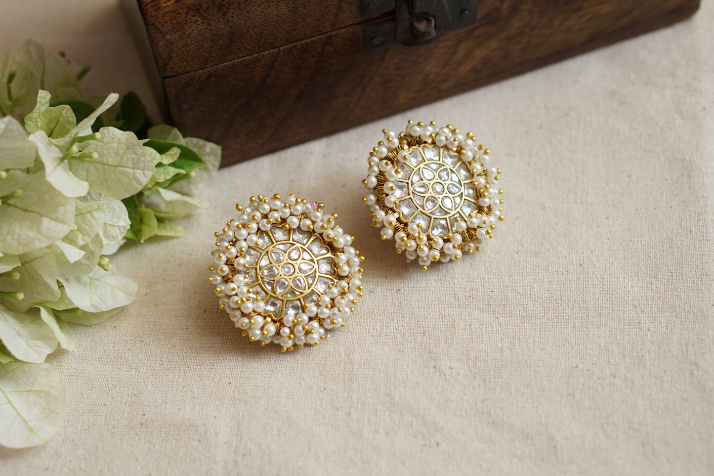 Kundan Studs (1-4977)(A) - JEWELSTYLE