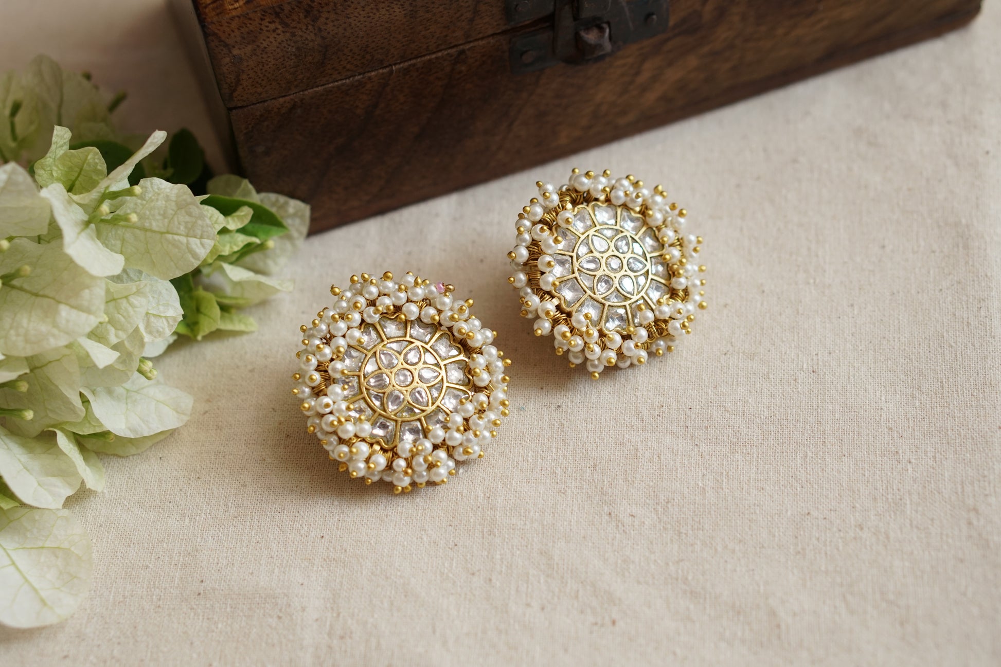 Kundan Studs (1-4977)(A) - JEWELSTYLE