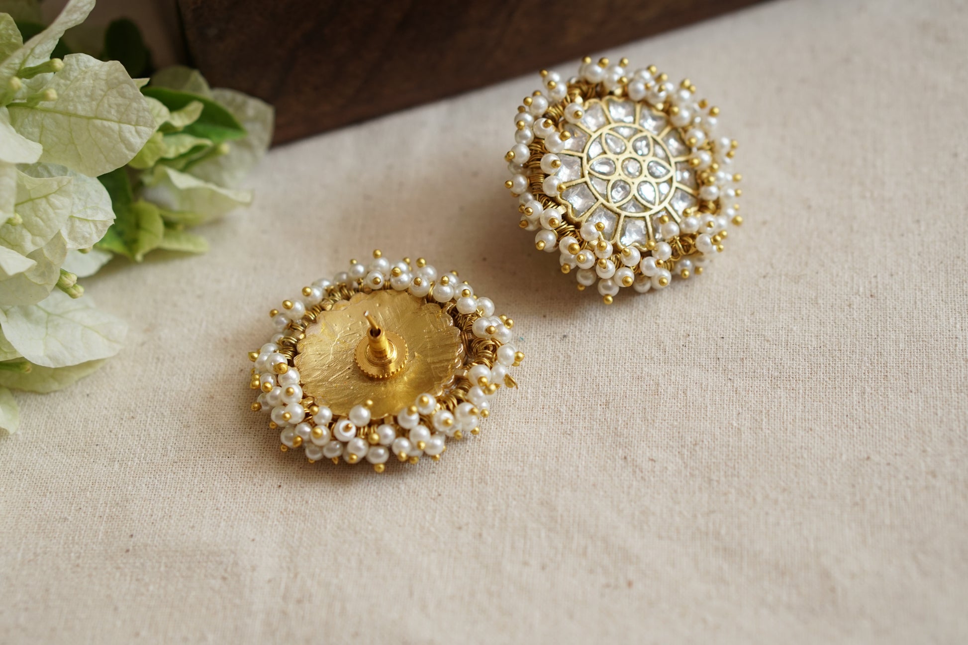 Kundan Studs (1-4977)(A) - JEWELSTYLE
