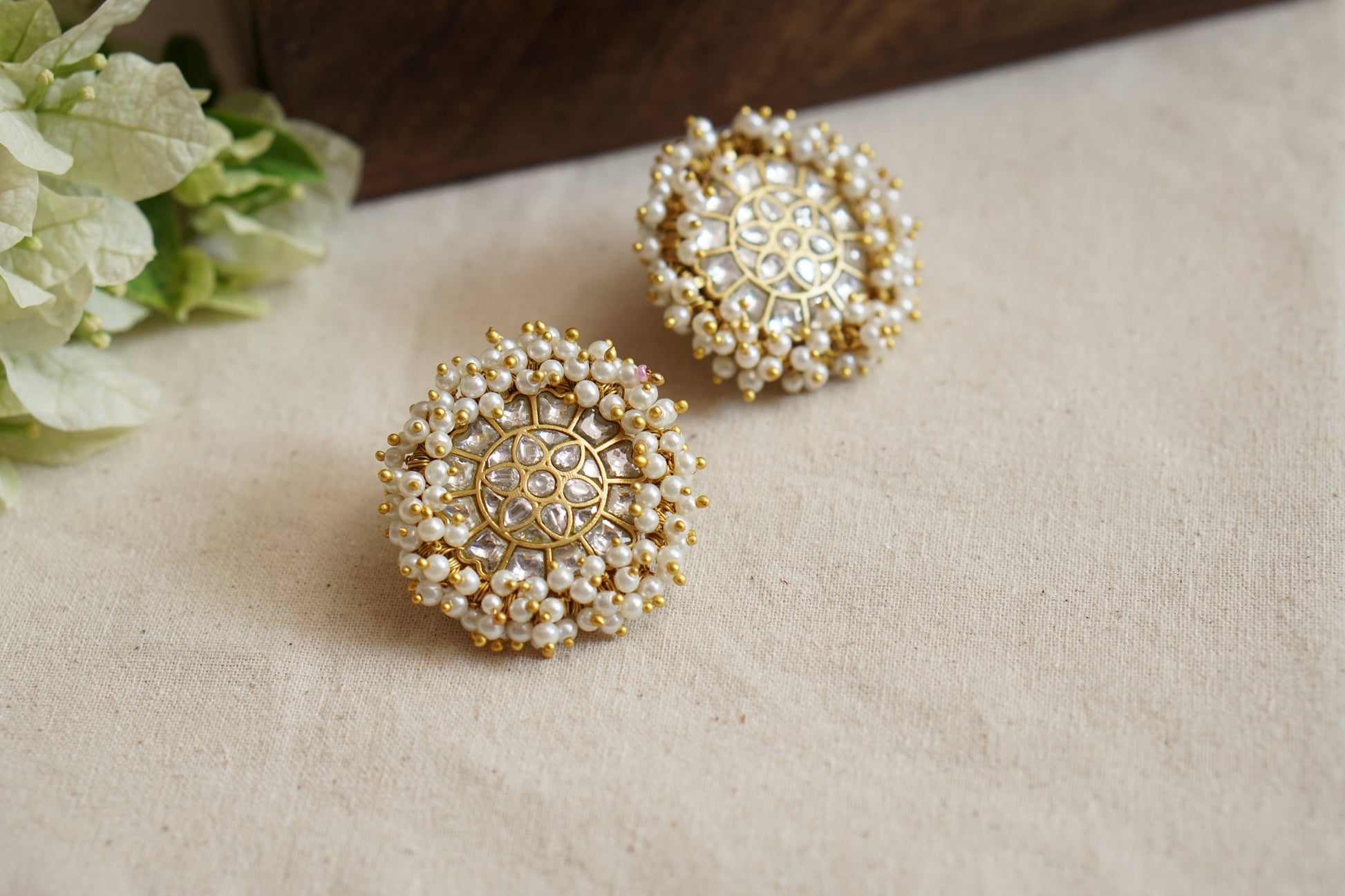 Kundan Studs (1-4977)(A) - JEWELSTYLE
