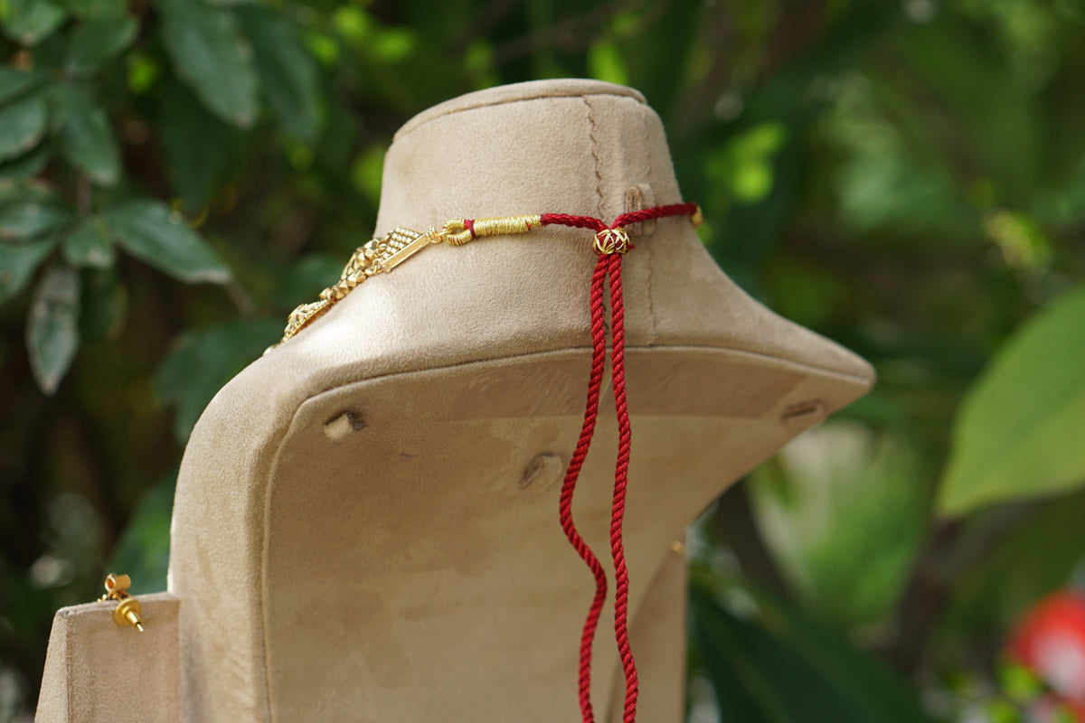 Antique necklace Set (4-9619)(EX)