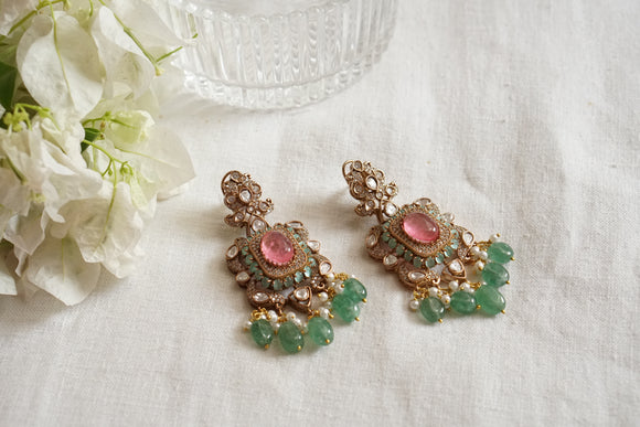 Polki Earrings (1-4344)(B)