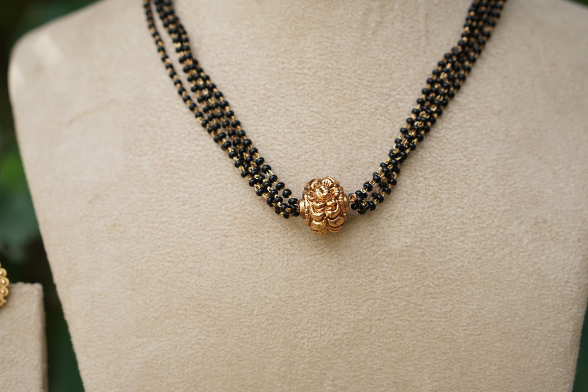 Antique necklace Set (4-9616)(EX)