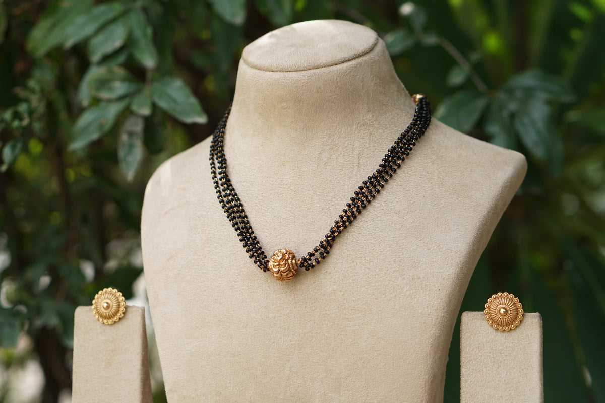 Antique necklace Set (4-9616)(EX)