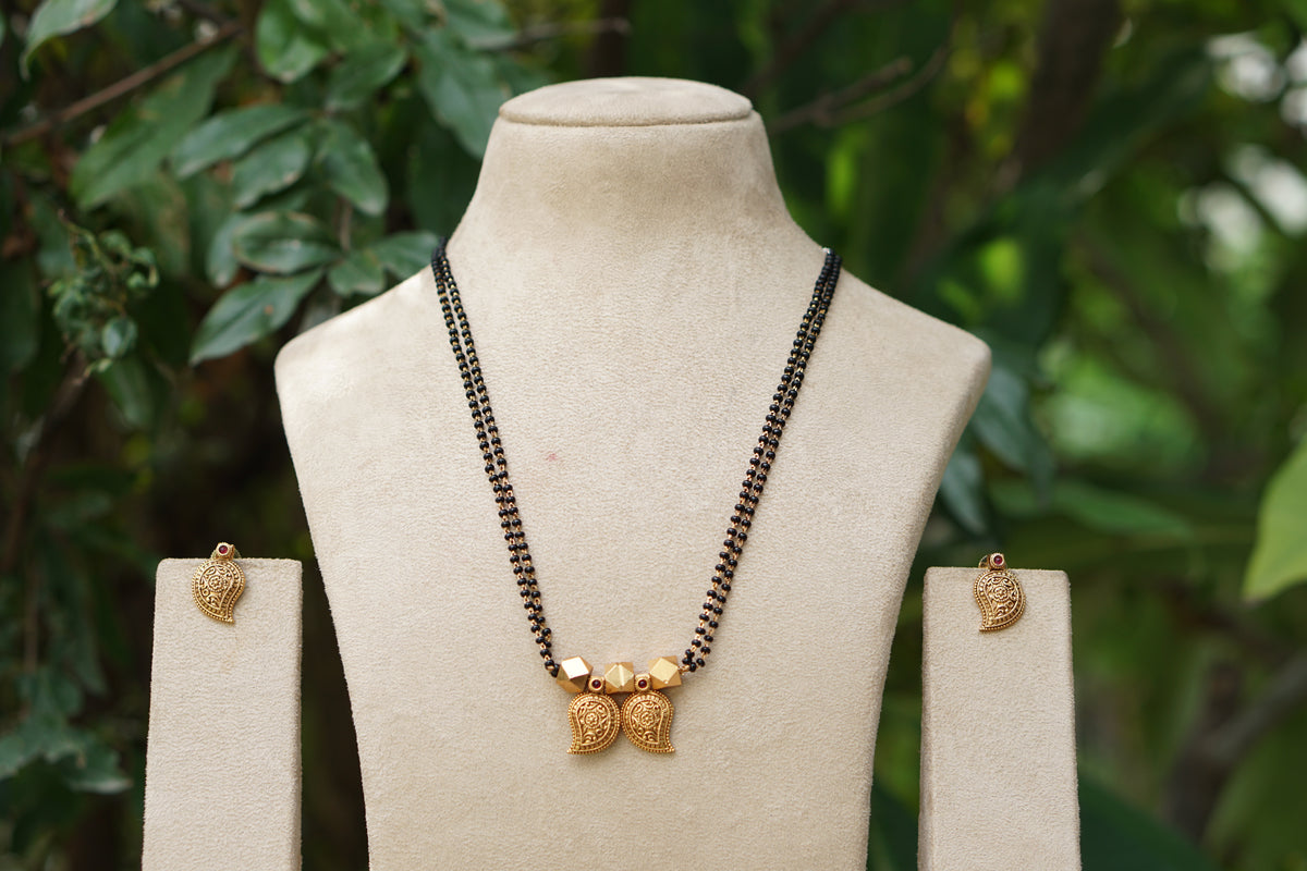 Antique necklace Set (4-9615)(EX)