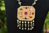 Navratan Kundan Pendant (4-8962)(KA)